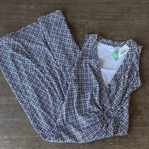 Lands’ End Wrap Maxi Dress